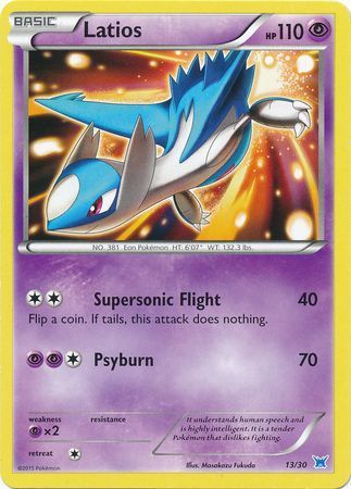 Latios - 13/30 - [XY Trainer Kit (Latios)] [Non-Holo]