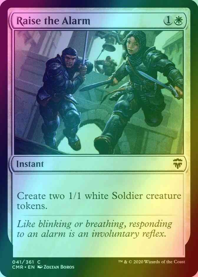 Raise the Alarm [41] [Commander Legends] [Foil]