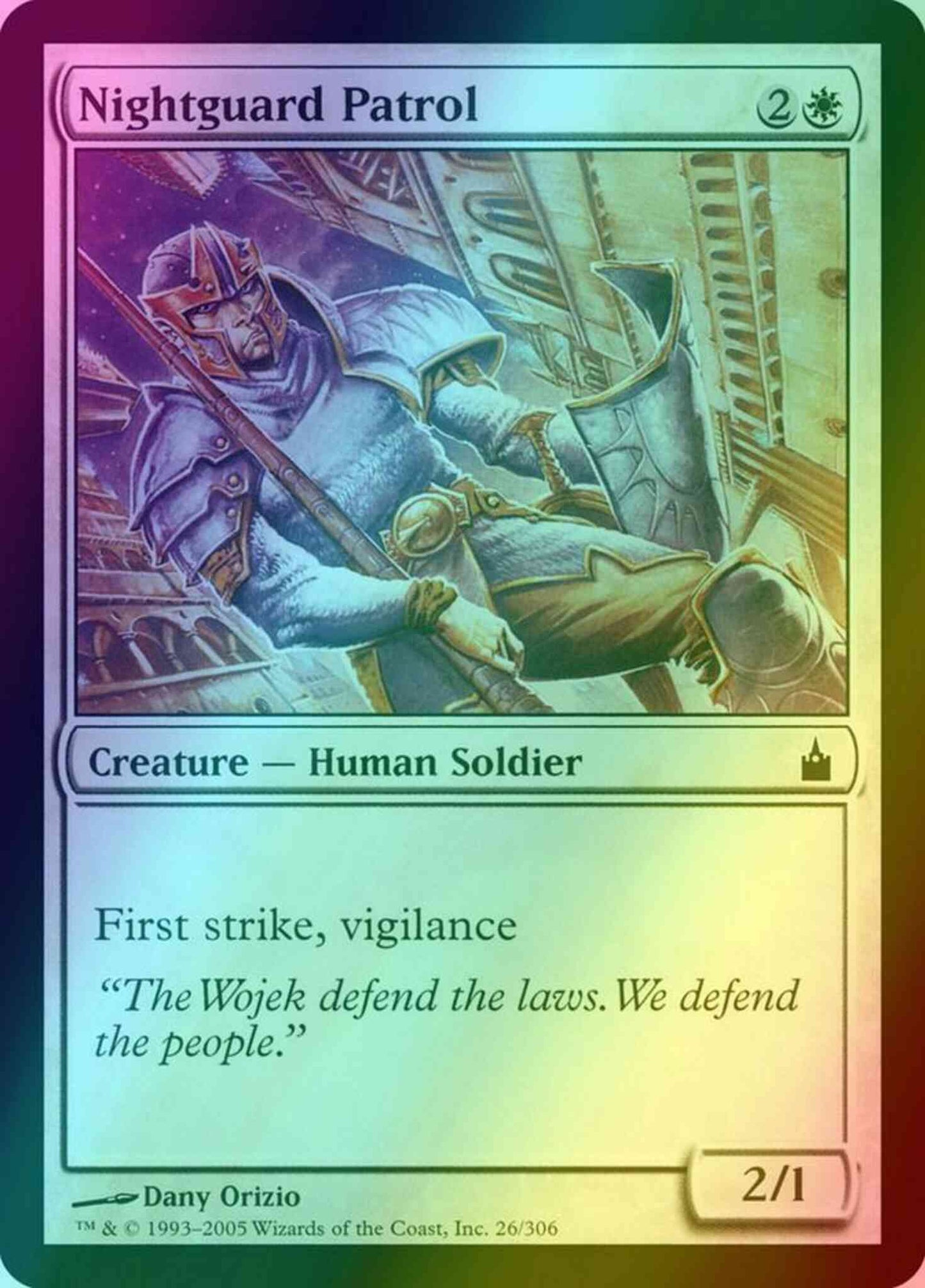 Nightguard Patrol [26] [Ravnica City Of Guilds] [Foil]