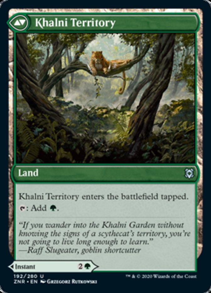 Khalni Ambush // Khalni Territory [192] [Zendikar Rising] [Non-Foil]