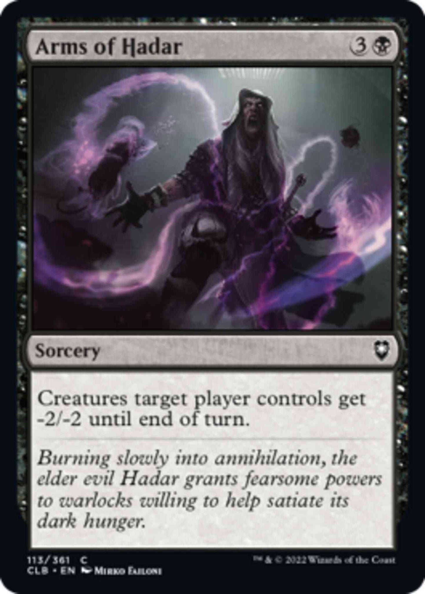 Arms of Hadar [113] [Commander Legends: Battle for Baldur's Gate] [Non-Foil]