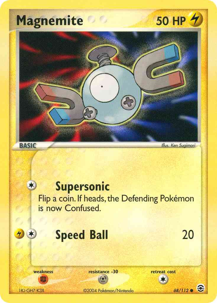Magnemite - 68/112 - Common [ex6-68] [Non-Holo]