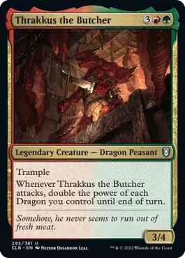 Thrakkus the Butcher [295] [Commander Legends: Battle for Baldur's Gate] [Non-Foil]