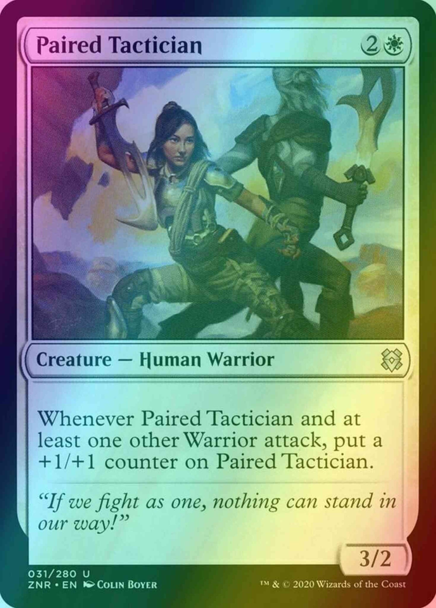 Paired Tactician [31] [Zendikar Rising] [Foil]