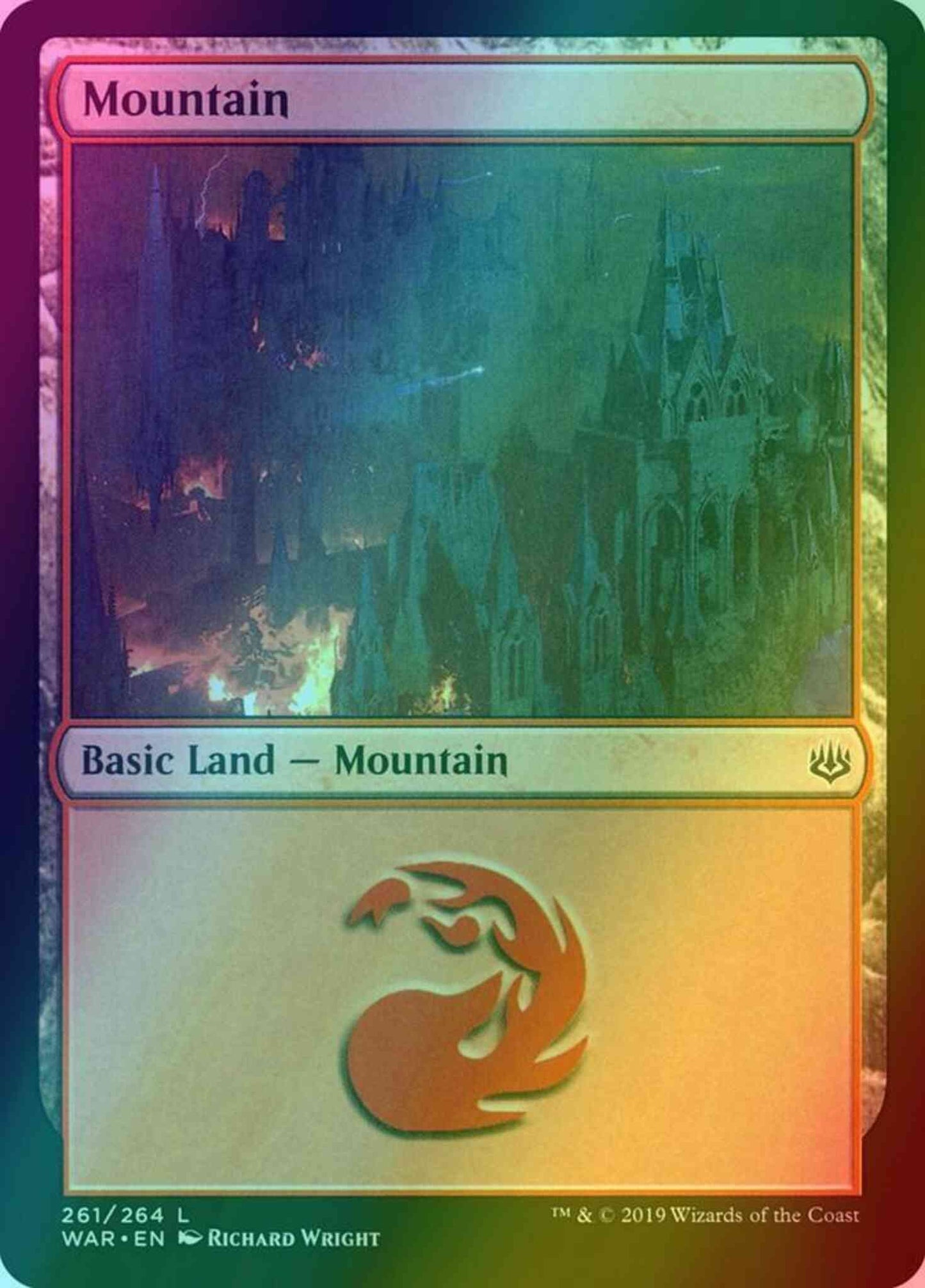 Mountain [261] [War of the Spark] [Foil]