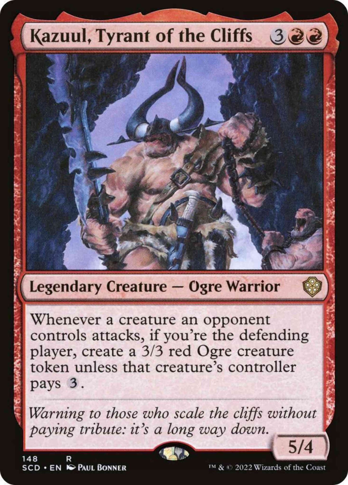 Kazuul, Tyrant of the Cliffs [148] [Starter Commander Decks] [Non-Foil]