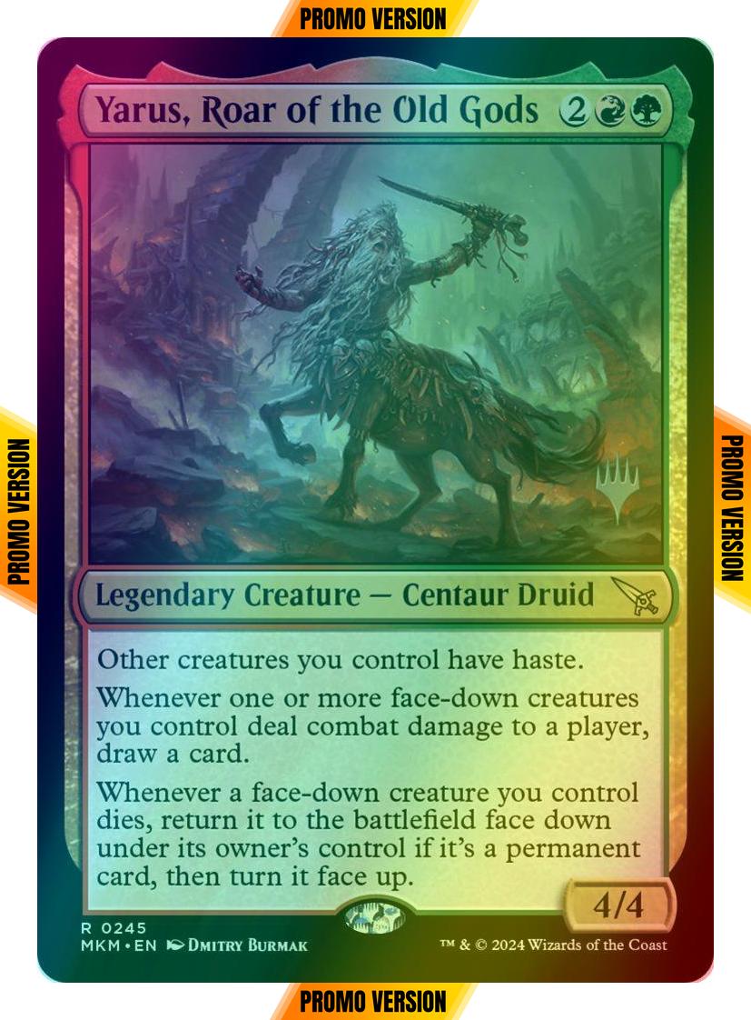 Yarus, Roar of the Old Gods [245p] [Promo Pack] [Murders at Karlov Manor: Promos] [Foil]