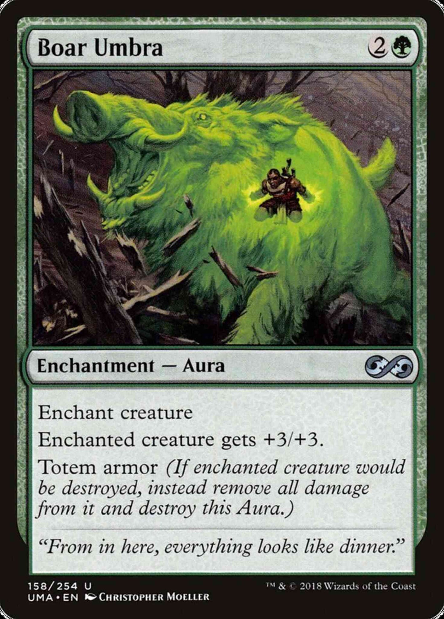 Boar Umbra [158] [Ultimate Masters] [Non-Foil]