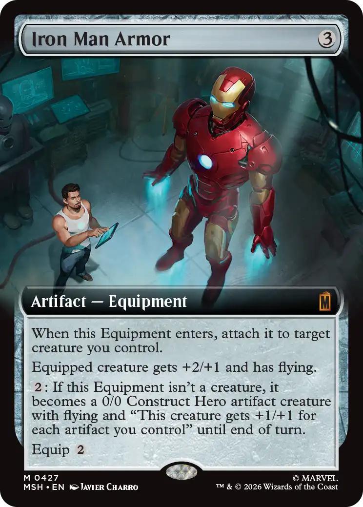 Iron Man Armor [427] [Extended Art] [Marvel Super Heroes] [Non-Foil]