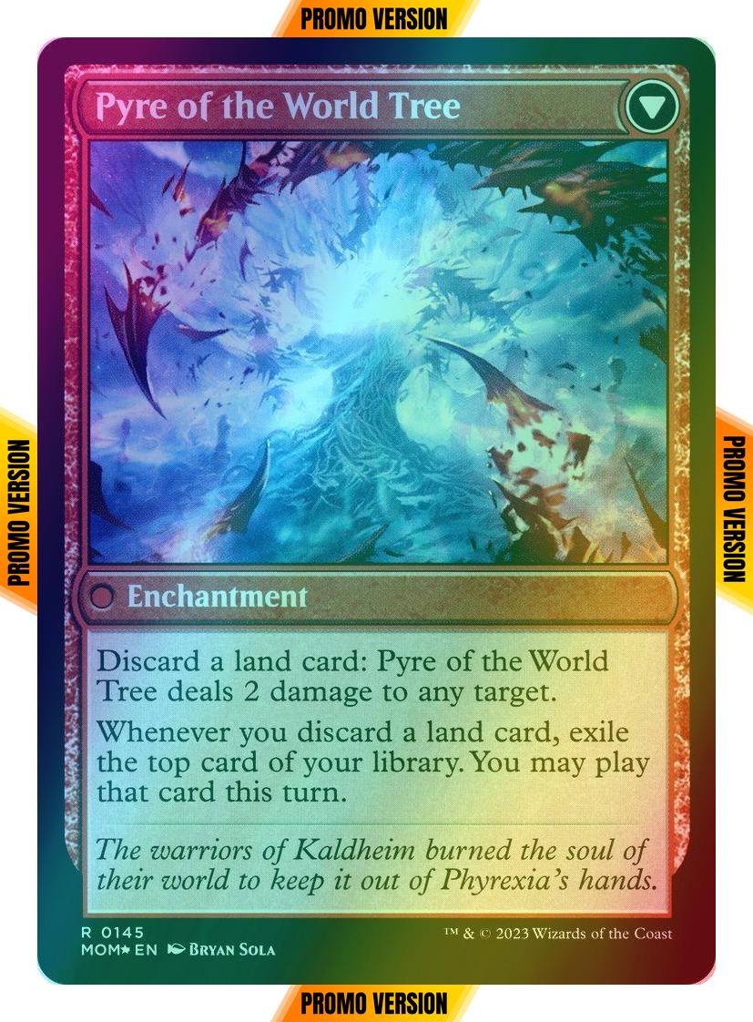 Invasion of Kaldheim // Pyre of the World Tree [145s] [Prerelease] [March of the Machine: Promos] [Foil]