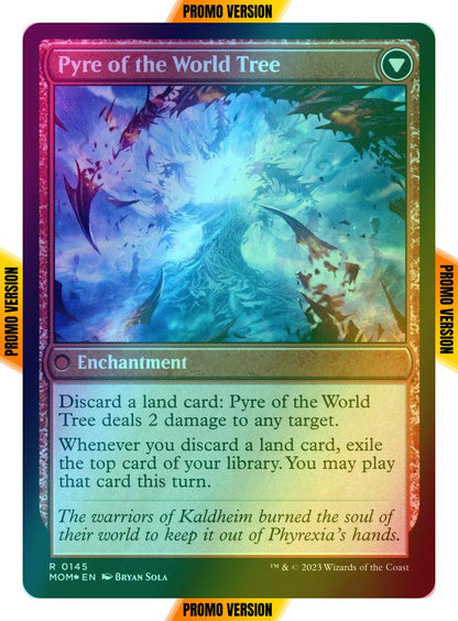 Invasion of Kaldheim // Pyre of the World Tree [145s] [Prerelease] [March of the Machine: Promos] [Foil]