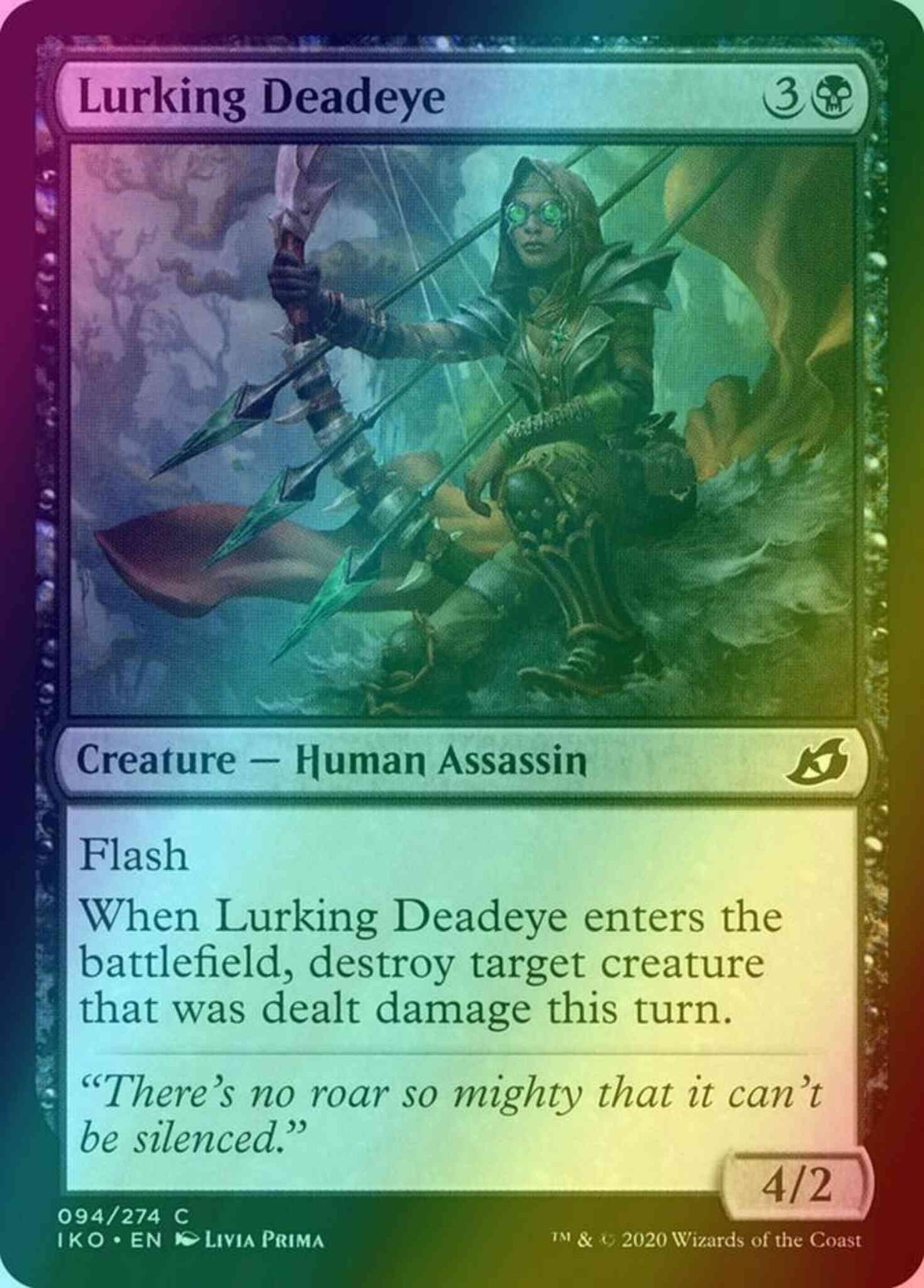Lurking Deadeye [94] [Ikoria: Lair of Behemoths] [Foil]