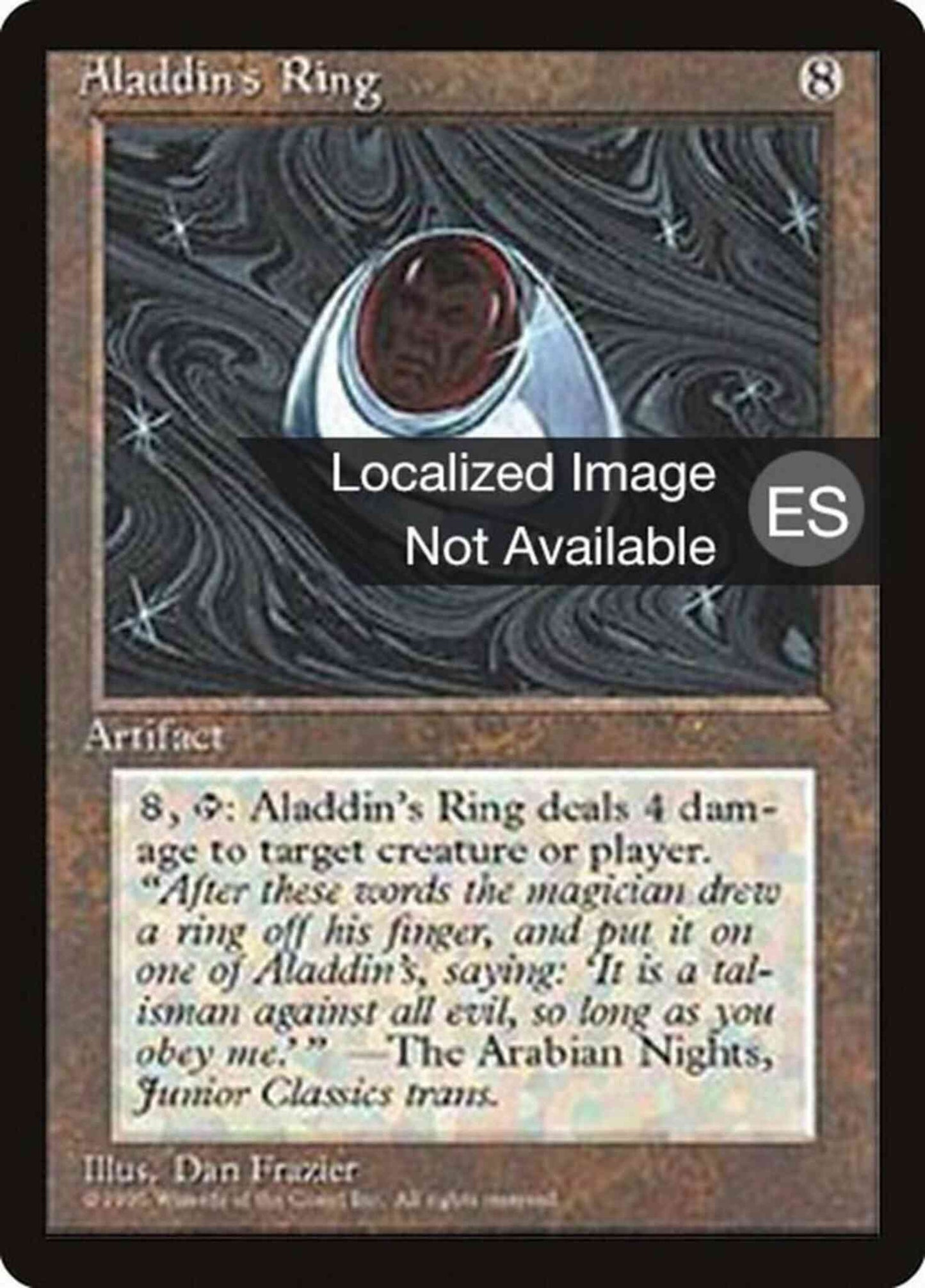 Aladdin's Ring - Portuguese [292] [Fourth Edition Black Border: Portuguese] [Non-Foil]