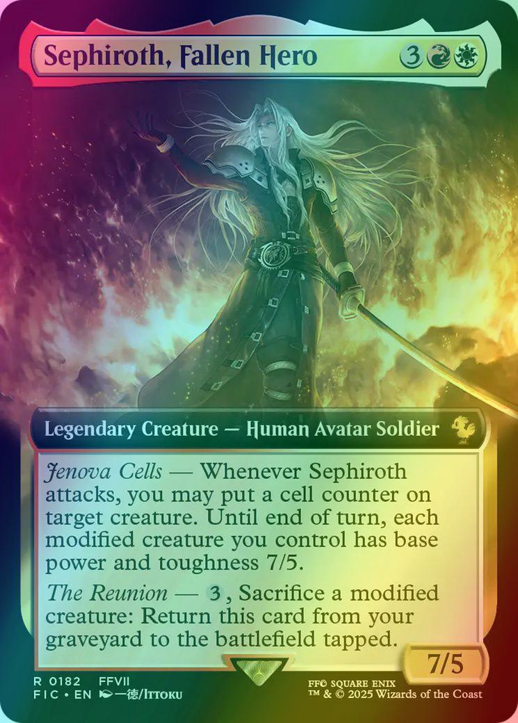 Sephiroth, Fallen Hero [182] [Extended Art] [FINAL FANTASY: Commander] [Foil]