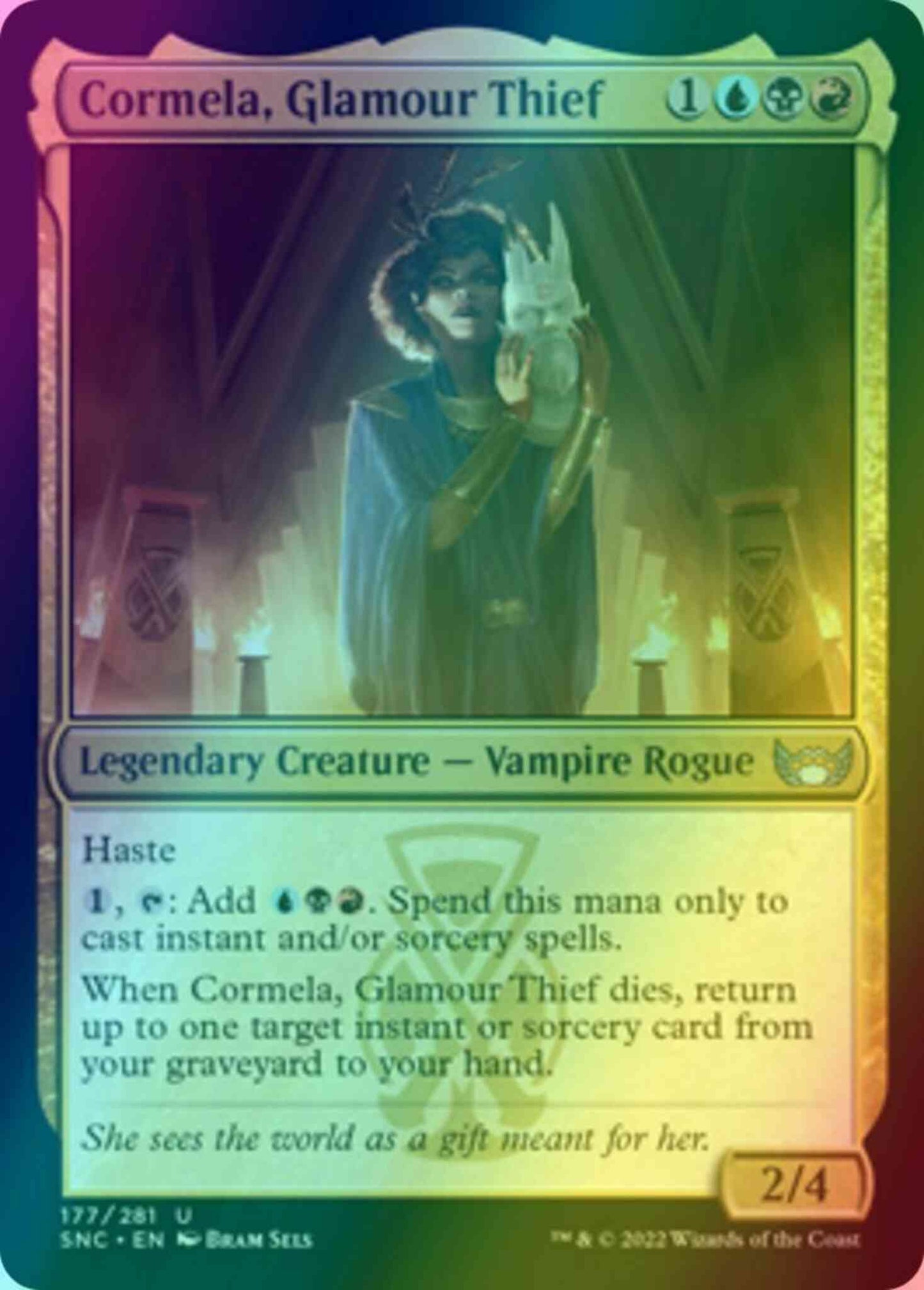 Cormela, Glamour Thief [177] [Streets of New Capenna] [Foil]