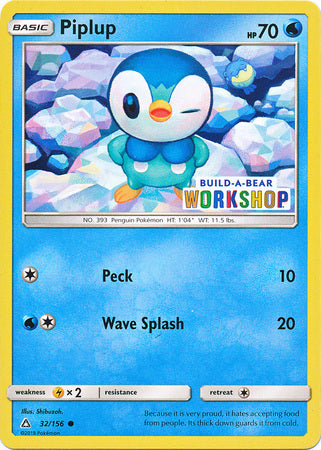 Piplup 32/156 - Build-a-Bear Promo [Non-Holo]