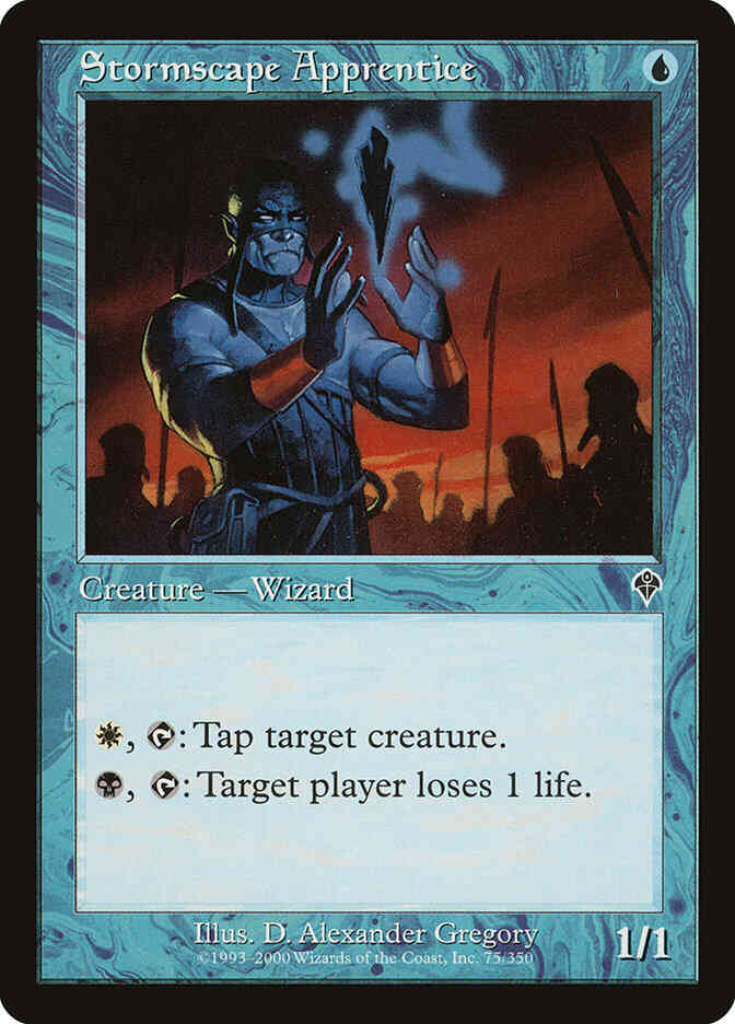 Stormscape Apprentice [75] [Invasion] [Non-Foil]