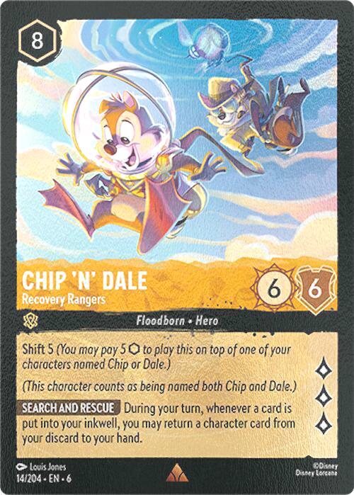 Chip 'n' Dale - Recovery Rangers - 14/204 [Azurite Sea] [Cold Foil]