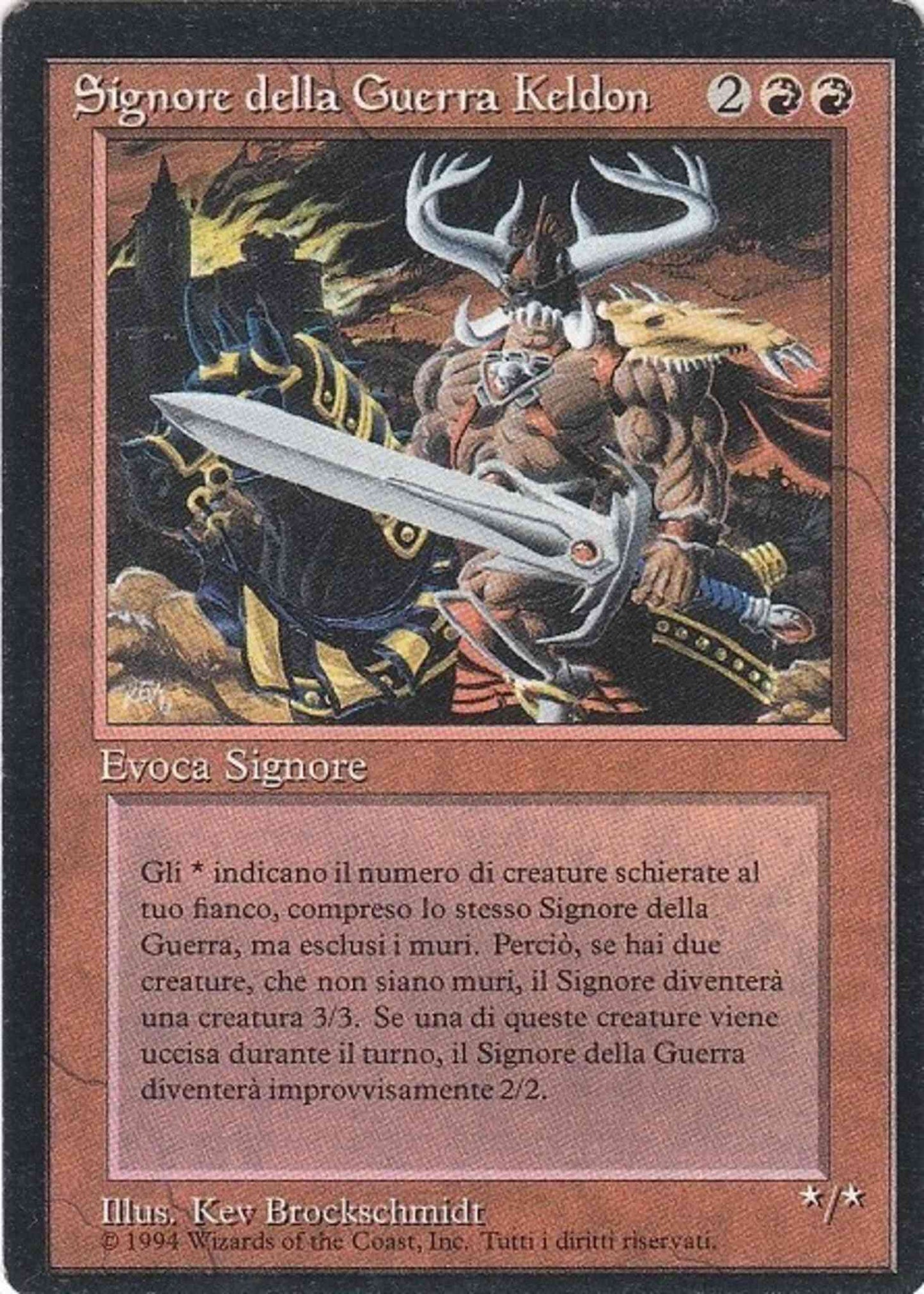 Keldon Warlord - Italian [160] [Foreign Black Border: Italian] [Non-Foil]