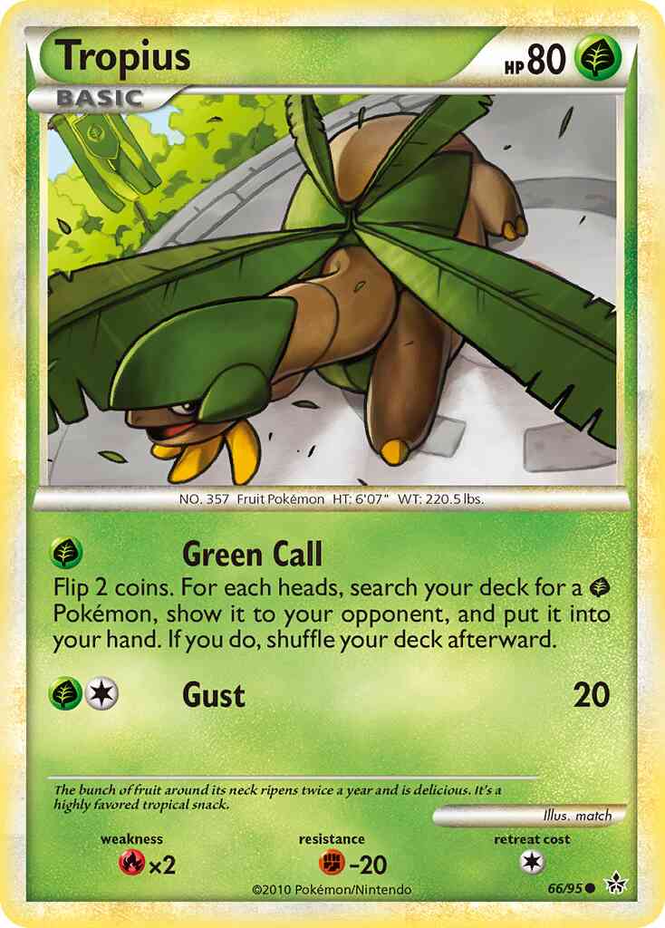 Tropius - 66/95 - Common [hgss2-66] [Reverse Holo]