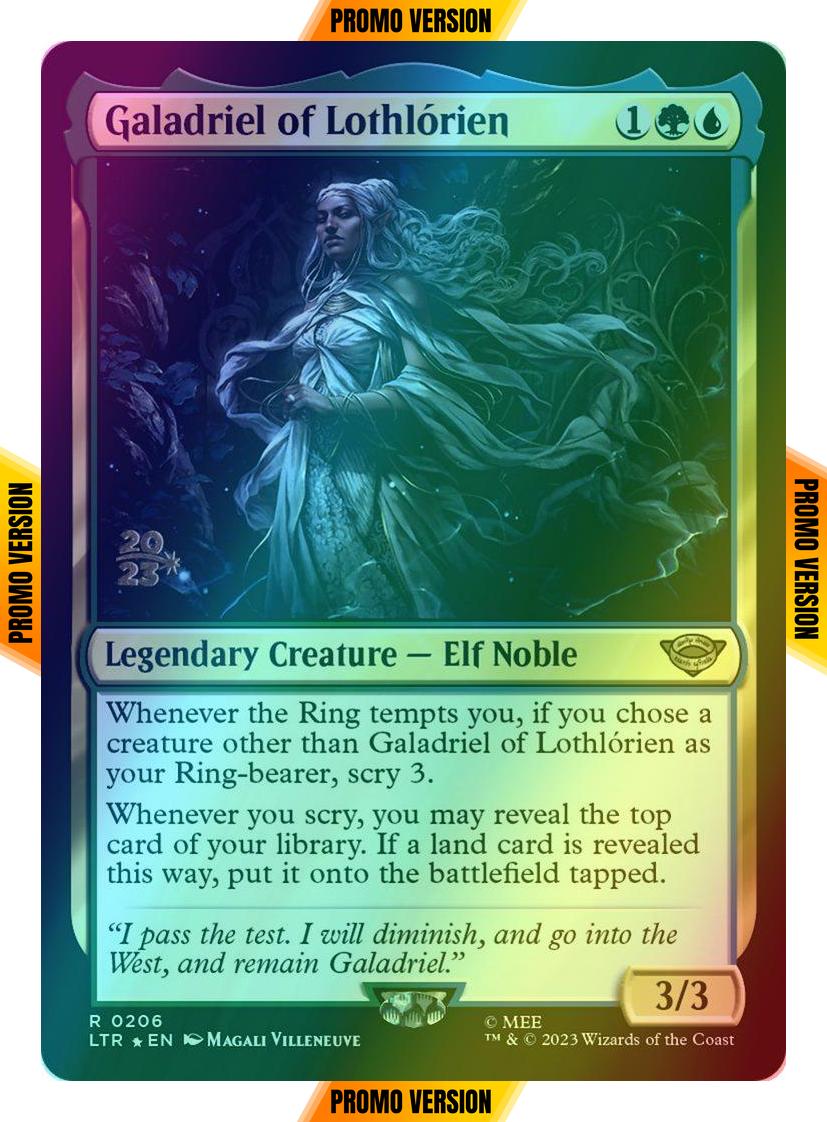 Galadriel of Lothlórien [206s] [Prerelease] [The Lord of the Rings: Tales of Middle-earth: Promos] [Foil]