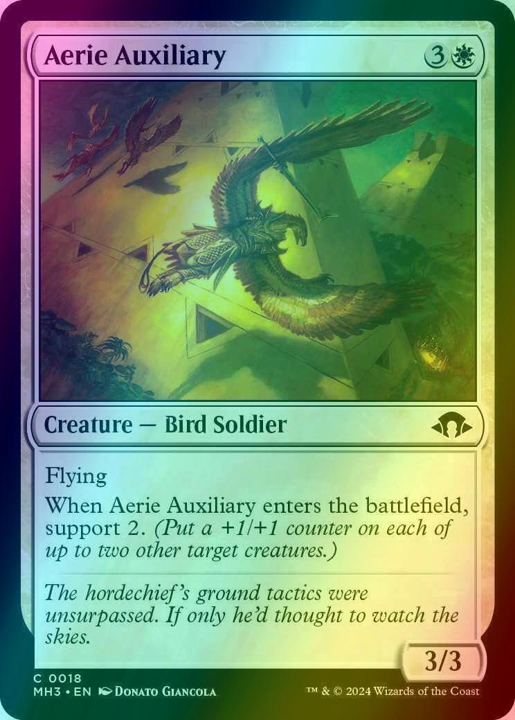 Aerie Auxiliary [18] [Modern Horizons 3] [Foil]