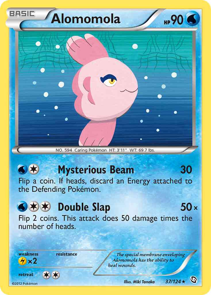 Alomomola - 37/124 - Rare [bw6-37] [Non-Holo]