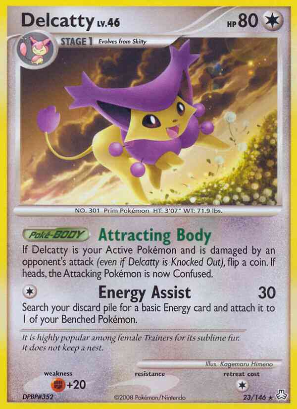 Delcatty - 23/146 - Rare [dp6-23] [Non-Holo]