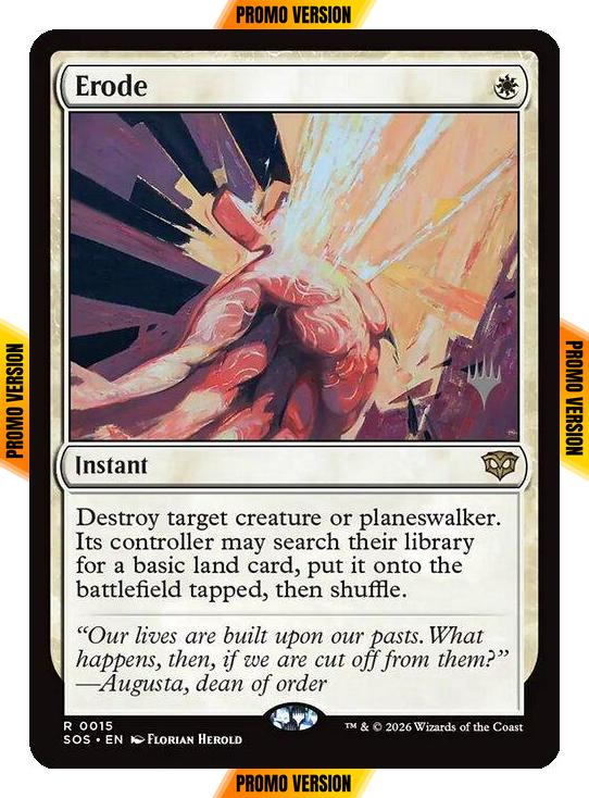 Erode [15p] [Promo Pack] [Secrets of Strixhaven Promos] [Non-Foil]