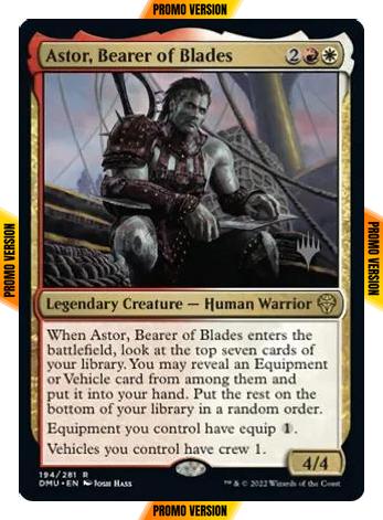 Astor, Bearer of Blades [194p] [Promo Pack] [Dominaria United: Promos] [Non-Foil]