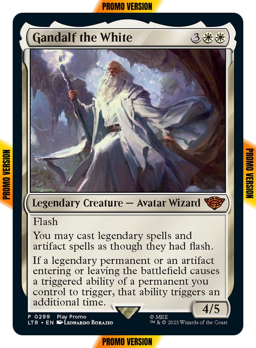 Gandalf the White [299] [Play Promo] [The Lord of the Rings: Tales of Middle-earth] [Non-Foil]