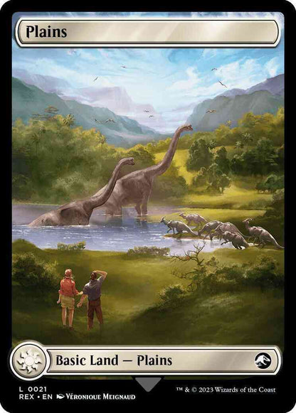 Plains // Plains [21] [Full Art] [Universes Beyond: Jurassic World Collection] [Non-Foil]