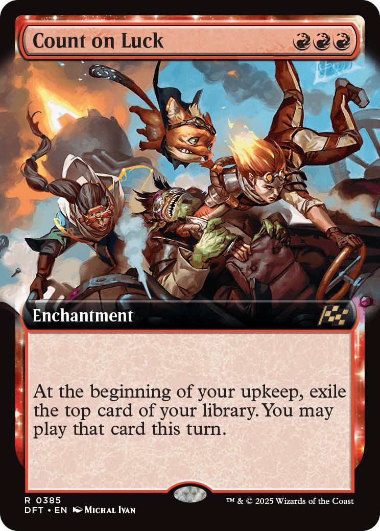Count on Luck [385] [Extended Art] [Aetherdrift] [Non-Foil]