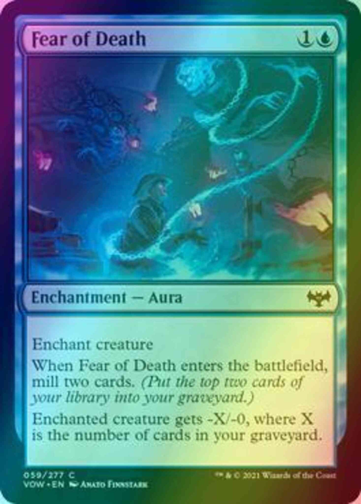 Fear of Death [59] [Innistrad: Crimson Vow] [Foil]