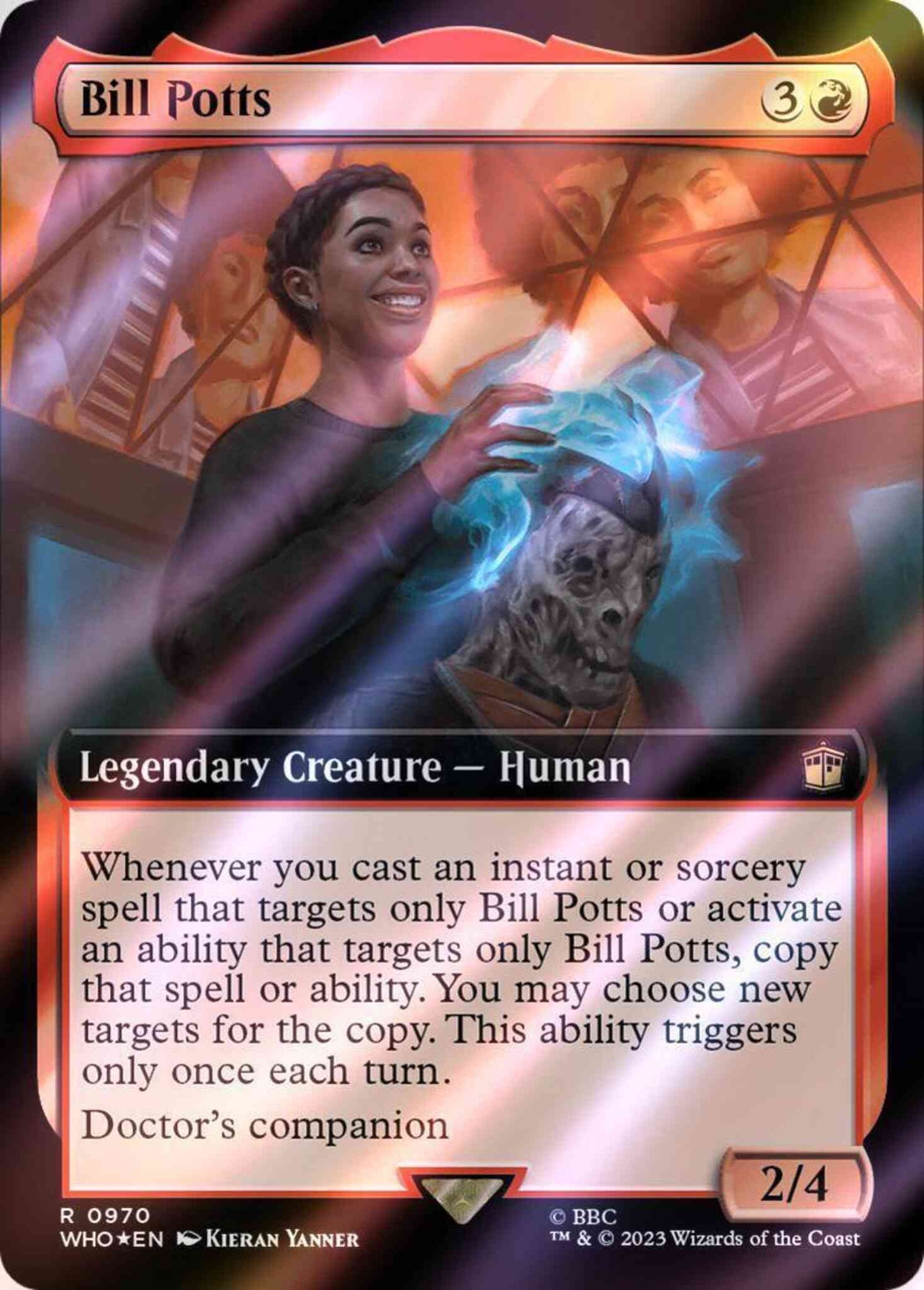 Bill Potts [970] [Extended Art] [Universes Beyond: Doctor Who] [Surge Foil]