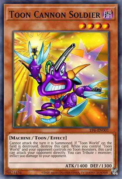 Toon Cannon Soldier - LCYW-EN109 - Rare - Unlimited