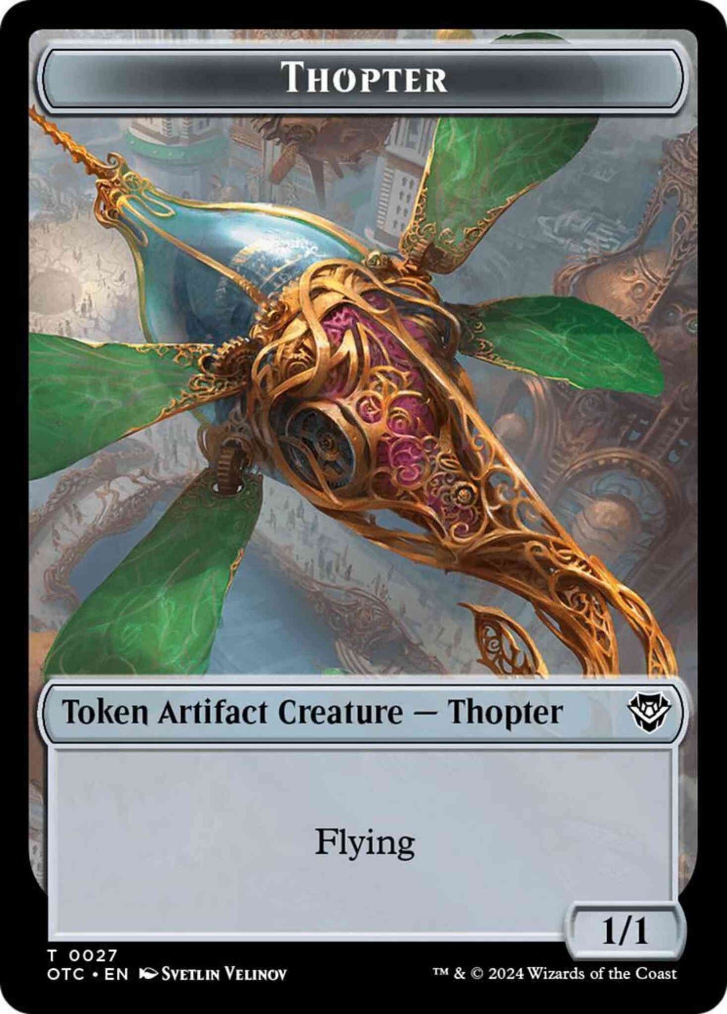 Thopter Token (27) // Treasure Token (18) [Outlaws of Thunder Junction: Commander: Tokens] [Non-Foil]