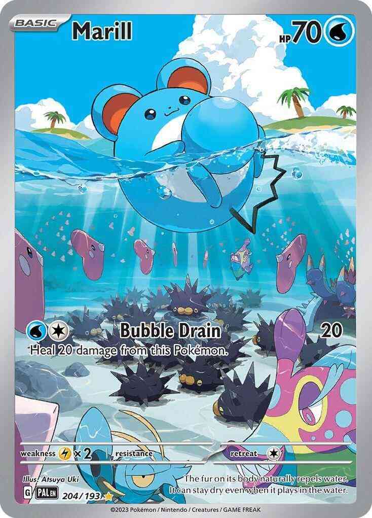 Marill - 204/193 - Illustration Rare [sv02-204] [Ultra]