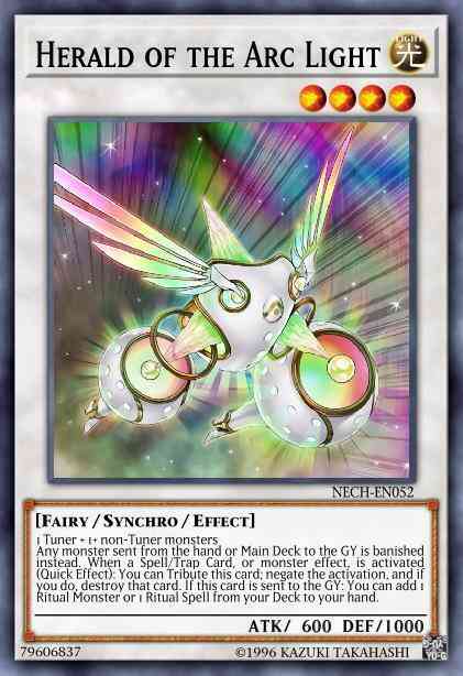 Herald of the Arc Light - NECH-EN052 - Super Rare - 1st Edition