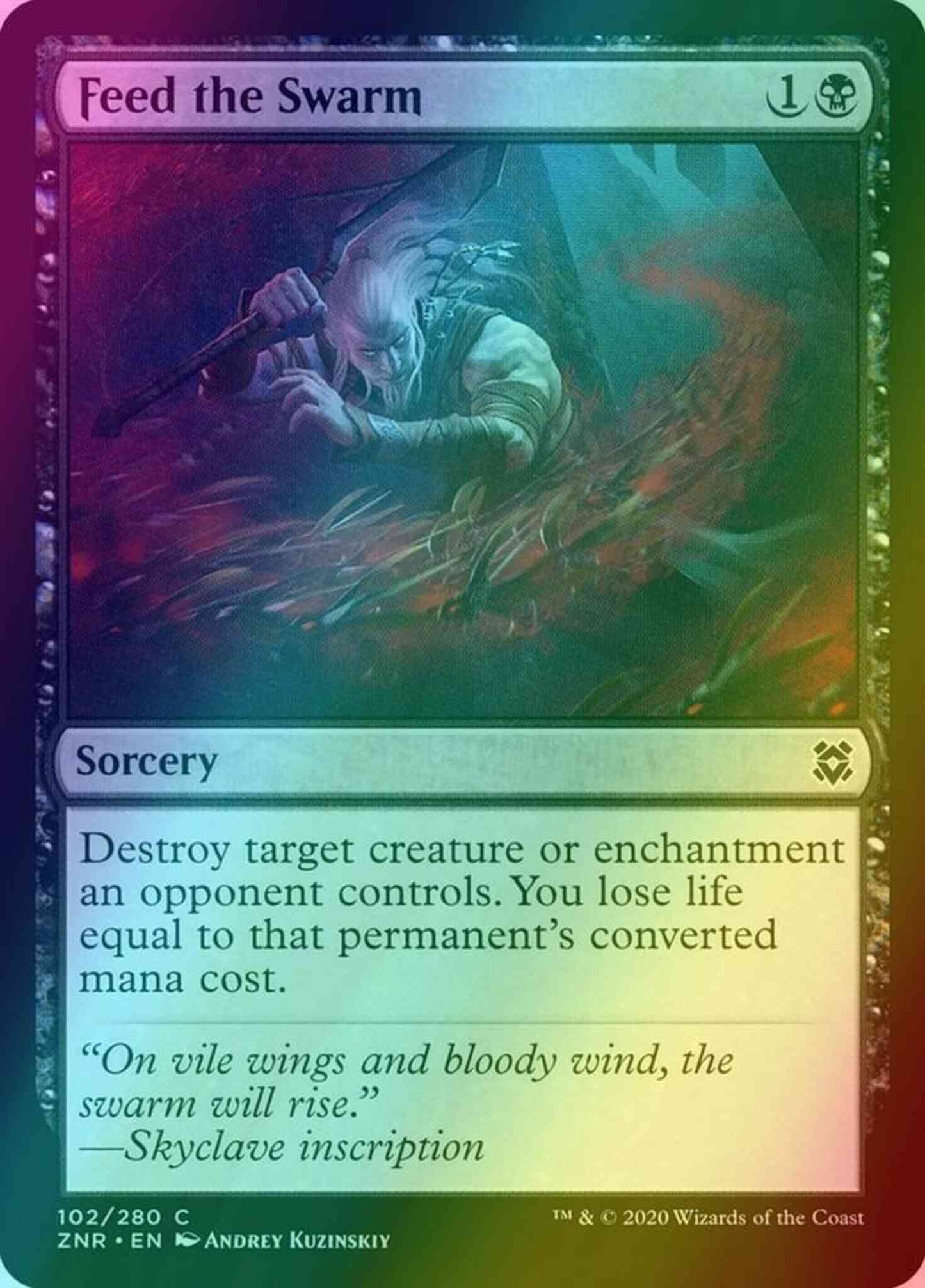Feed the Swarm [102] [Zendikar Rising] [Foil]
