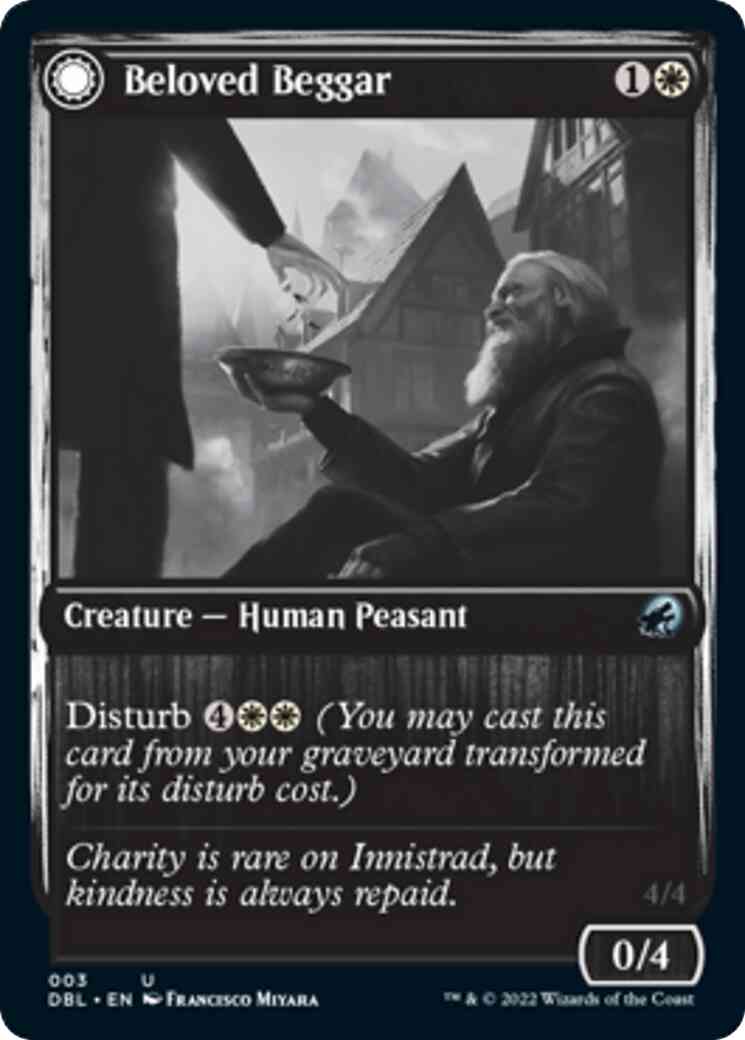Beloved Beggar // Generous Soul [3] [Innistrad: Double Feature] [Non-Foil]