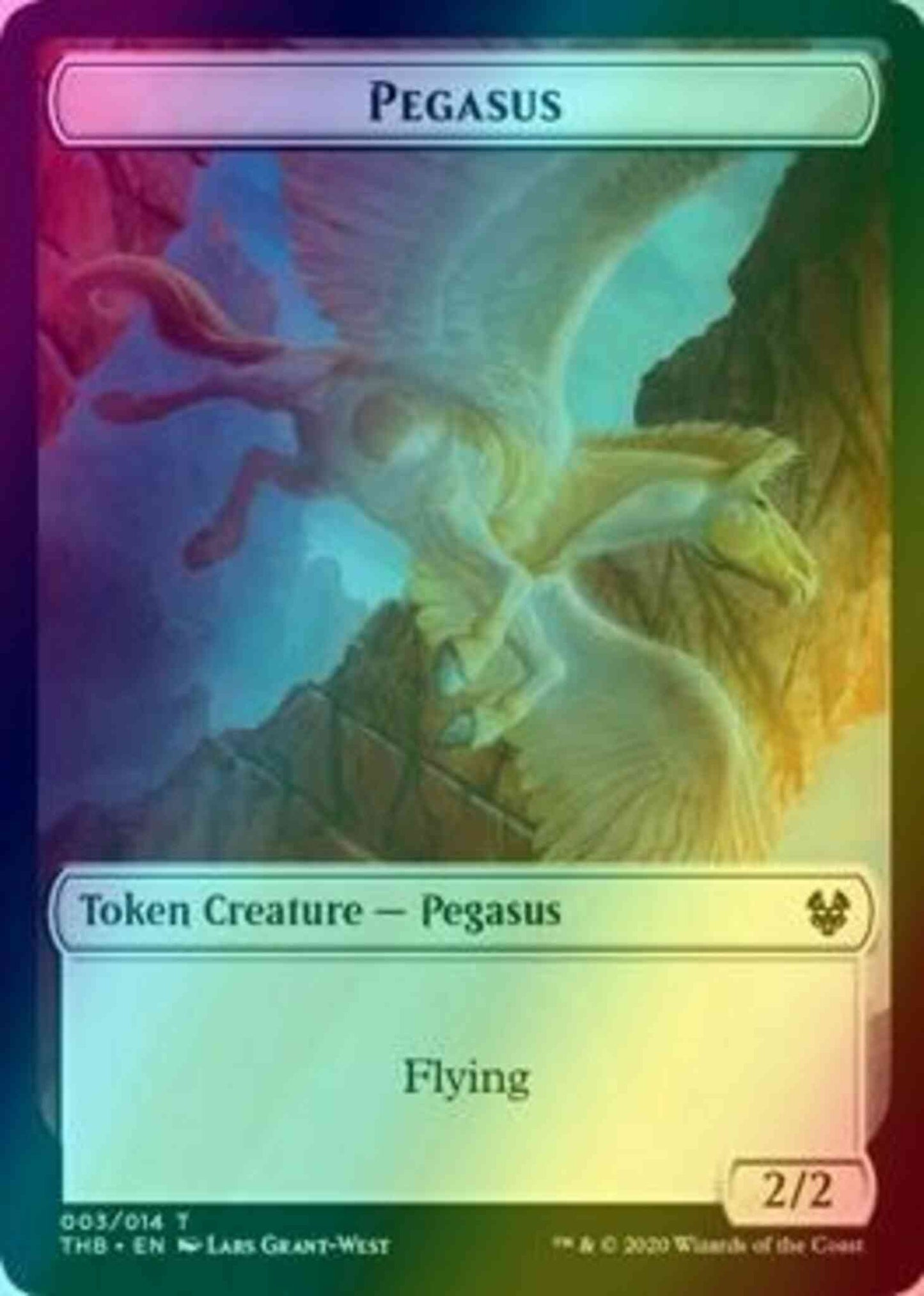 Pegasus Token (03) // Satyr Token (09) [Theros Beyond Death Tokens] [Foil]