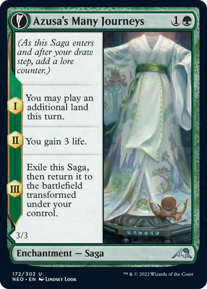 Azusa's Many Journeys // Likeness of the Seeker [172] [Kamigawa: Neon Dynasty] [Non-Foil]