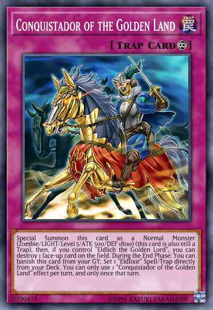 Conquistador of the Golden Land - SESL-EN034 - Secret Rare - 1st Edition