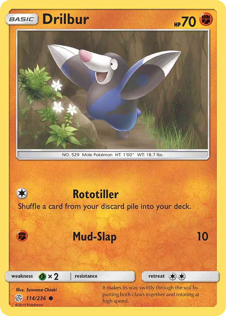 Drilbur - 114/236 - Common [sm12-114] [Reverse Holo]