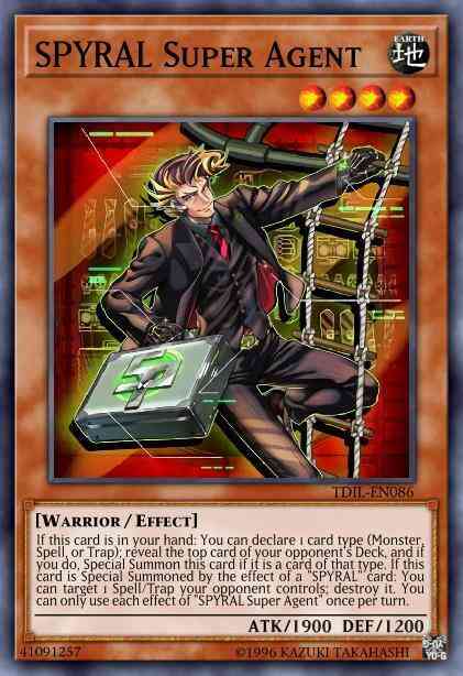 SPYRAL Super Agent - TDIL-EN086 - Ultra Rare - Unlimited