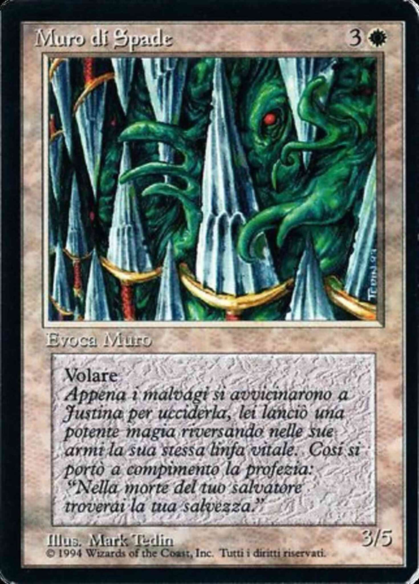 Wall of Swords - Italian [43] [Foreign Black Border: Italian] [Non-Foil]
