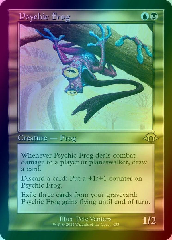 Psychic Frog [433] [Retro Frame] [Modern Horizons 3] [Foil]