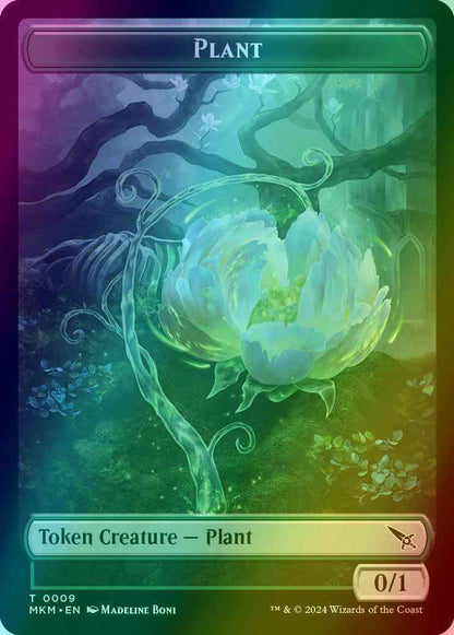 Plant Token (09) // Thopter Token (20) [Murders at Karlov Manor: Tokens] [Foil]