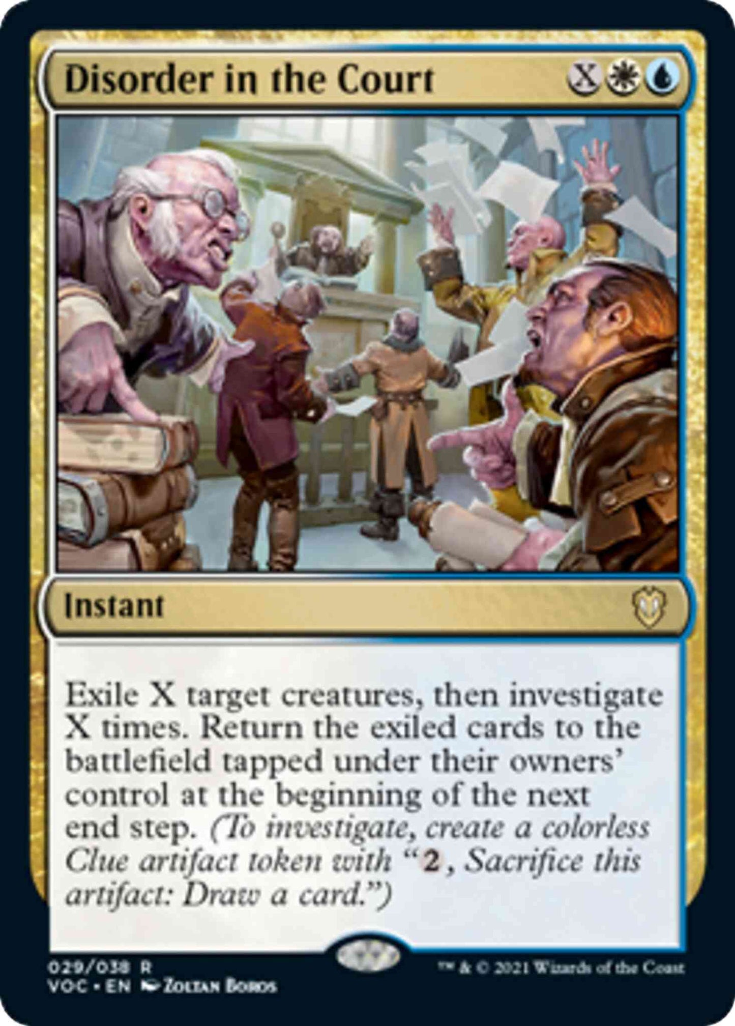 Disorder in the Court [29] [Innistrad: Crimson Vow: Commander] [Non-Foil]